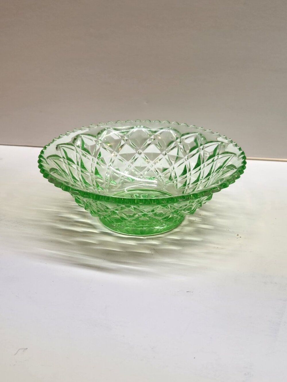 Indiana Glass green dish